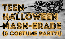 Teen Halloween Mask-erade