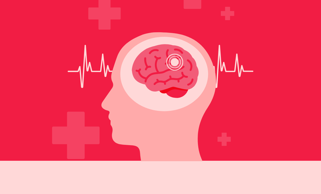 Red Abstract World Stroke Day Your Story (Instagram Post (Square))