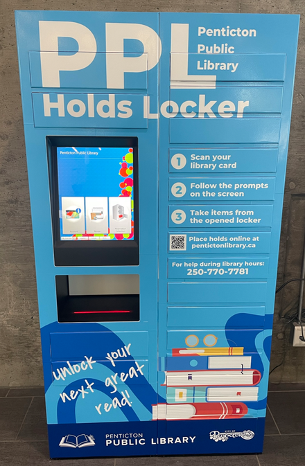 Holds Locker device at the Penticton Community Centre